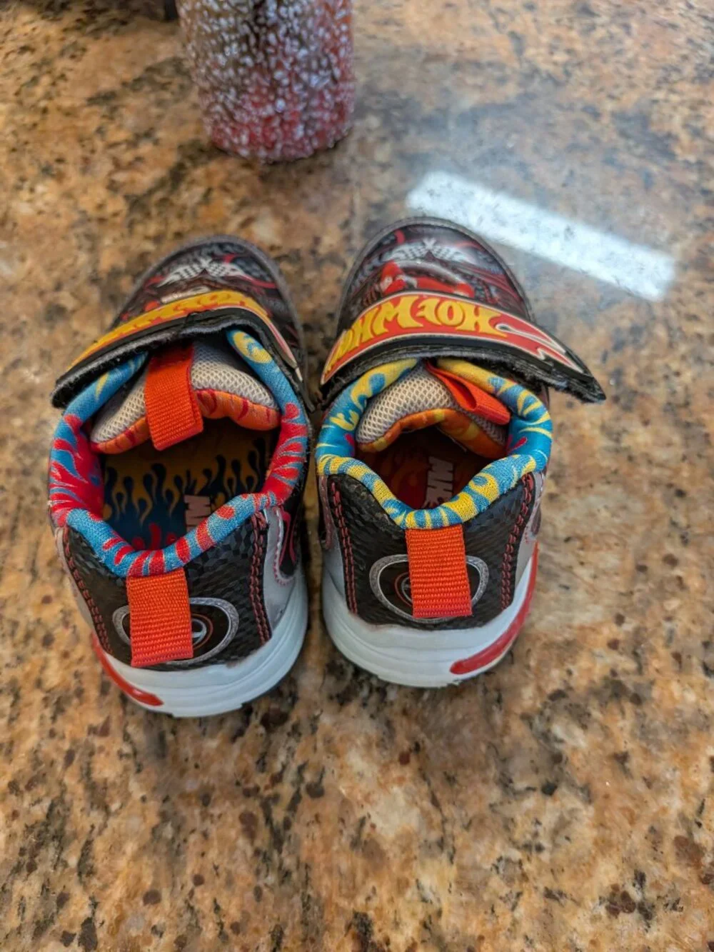 Hot Wheels Toddler Size 9 Lighted Athletic Sneaker